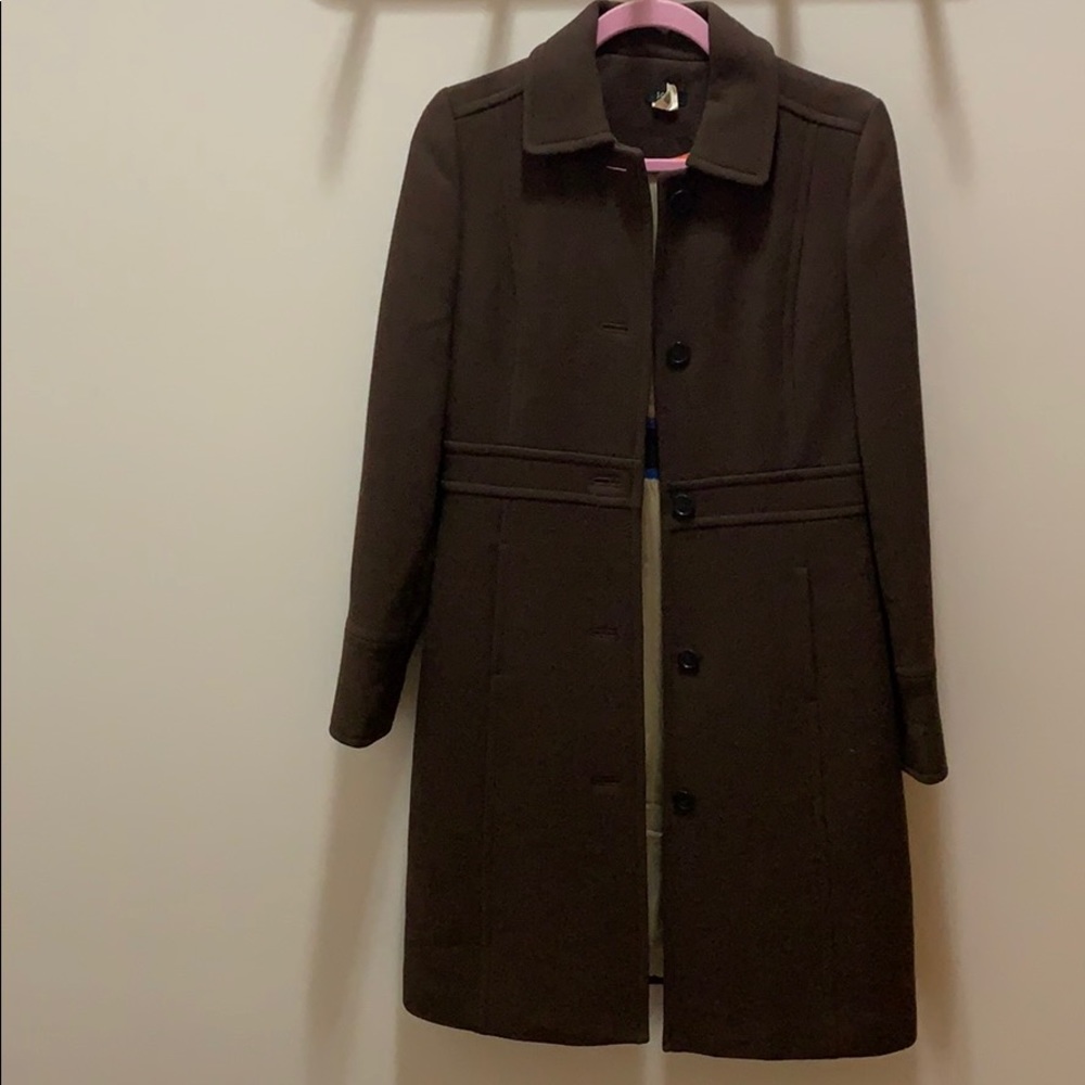 JCrew Day Coat in Brown